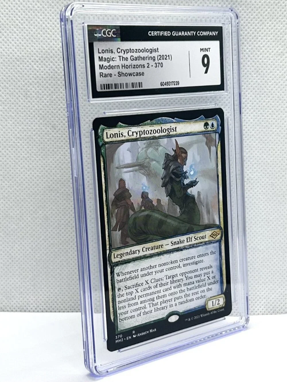 Lonis, Cryptozoologist Modern Horizons 2 2021 CGC Graded 9 Mint MTG
